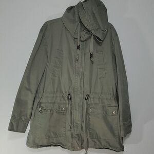 Falls Creek jacket men's size large L green army color